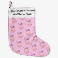 Aardbei Drink Cute Kawaii Pixel Girly Pastel