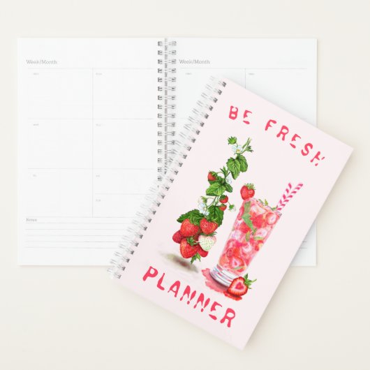 Aardbei Drink Planner (Display)