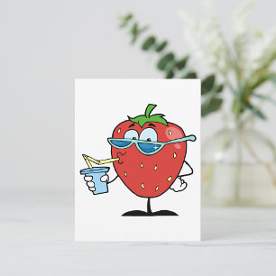 Aardbei Drink uitnodigingen