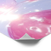 aardbei-druif-splash poster (Hoek)