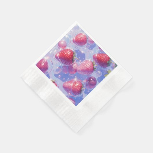 aardbei-druif-splash servet (Hoek)