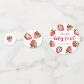Aardbei eerste geboorte Berry Sweet Confetti (Voorkanten)