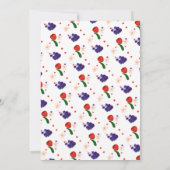 Aardbei, eerste verjaardag kaart (Achterkant)