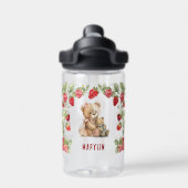 Aardbei en Beer Waterfles (Achterkant)