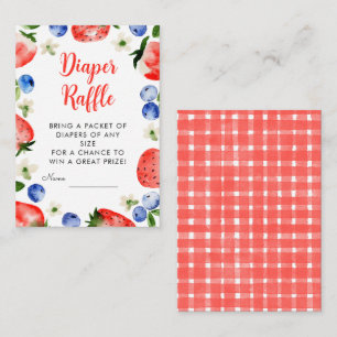 Aardbei en Blueberry Luier Raffle Informatiekaartje