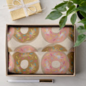 Aardbei- en chocolaatdonuts tissuepapier (Geschenk)