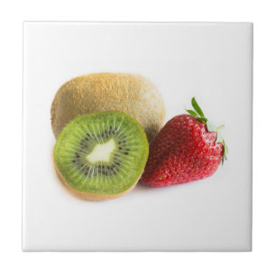 aardbei en kiwi tegeltje