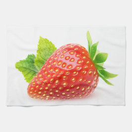 Aardbei en munt theedoek