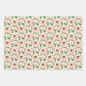 Aardbei en thee inpakpapier set (Voorkant)
