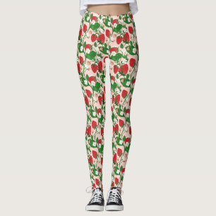 Aardbei & Floral Vine Leggings