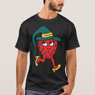 Aardbei Fruit Lazy Halloween Costume T-shirt