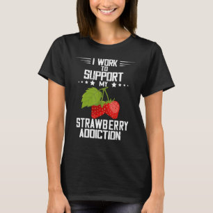 Aardbei Fruit Lover Summer Fruit Aardbei Toevoegen T-shirt