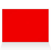 Aardbei  fruitkrat Kunstmatige blanco Kaart (Binnen Horizontaal (Boven))