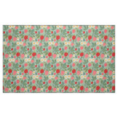 Aardbei Green Botanical Stof (Fat Quarter)