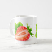 Aardbei half koffiemok (Voorkant links)