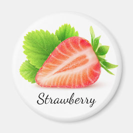 Aardbei half magneet