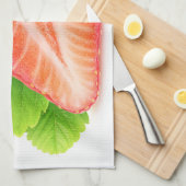 Aardbei half theedoek (Quarter Fold)