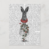 Aardbei Hare Briefkaart (Voorkant)