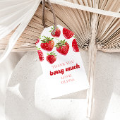 Aardbei Hartelijk dank, Berry Vor Cadeaulabel