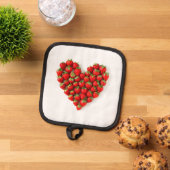 Aardbei Heart Pannenlap (Top down)