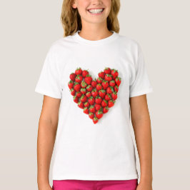 Aardbei Heart T-shirt