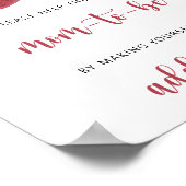 Aardbei - Help de Drukke Moeder-to-Be Poster (Hoek)