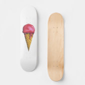 Aardbei Ice-crème-karton Skateboard (Voorkant)