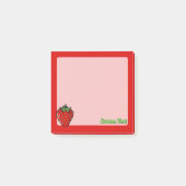 Aardbei Icoon Notities Post-it® Notes (Voorkant)