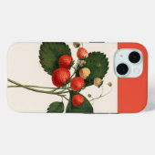  aardbei in Boston Pine Case-Mate iPhone Case (Achterkant (horizontaal))