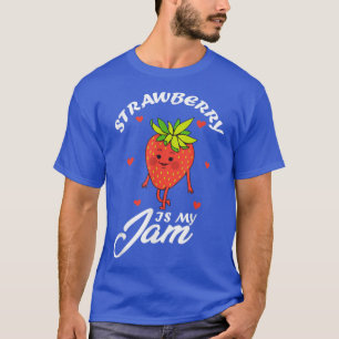 Aardbei is mijn jam Sweet Fruit Cute Strawberry J T-shirt