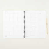 Aardbei Jaarlijkse Planner Hardcover (Maandelijkse pagina's)