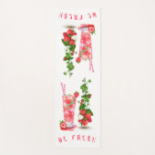 Aardbei Juice Cool Drink Fruits Yoga Mat (Voorkant)