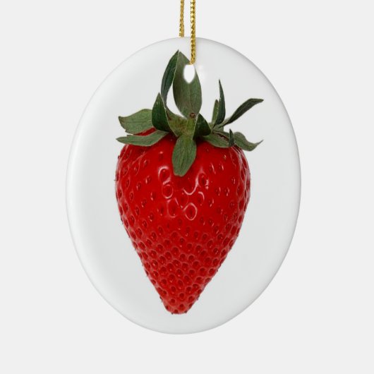 Aardbei Keramisch Ornament (Rechts)