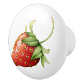 Aardbei keramische knop (Rechts)