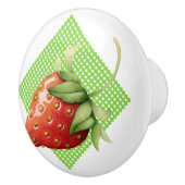 Aardbei keramische knop (Rechts)