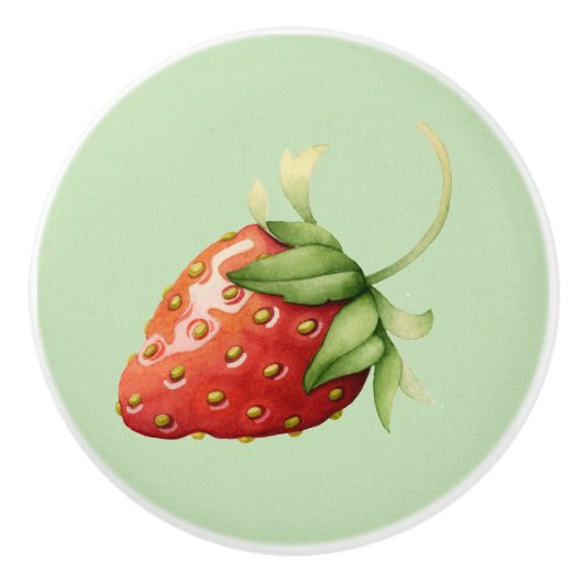 Aardbei Keuken Lade Knop - SRF (Voorkant)