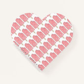 Aardbei Korstaart Eclair Ice Cream Pop Popsiche Notitieboek (Voorkant)