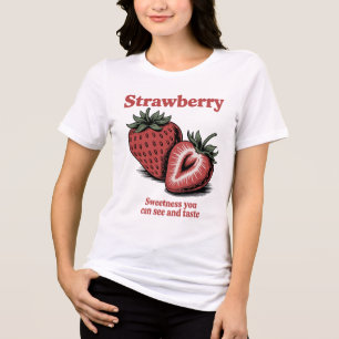 Aardbei  kunst - zoetheid die je kunt proeven Tri-Blend shirt