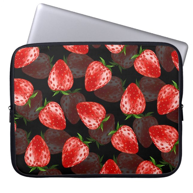 Aardbei Laptop Sleeve (Voorkant)
