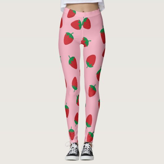 Aardbei leggings (Voorkant)
