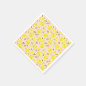 Aardbei Lemon Pink Servet (Hoek)