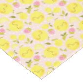 Aardbei Lemon Pink Tafelkleed (Gekanteld)