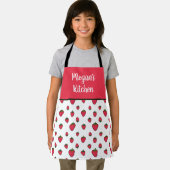 Aardbei Little Chef Daughter's Name van kind Schort (Insitu)