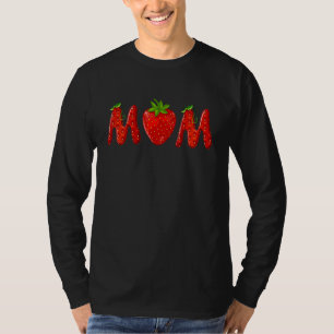 Aardbei mam Vrucht Birthday Familie komt overeen m T-shirt