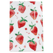 Aardbei Medium Cadeauzakje (Voorkant)