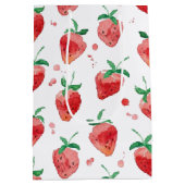 Aardbei Medium Cadeauzakje (Achterkant)