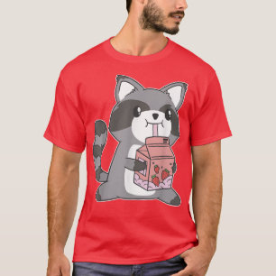 Aardbei Melk Grafisch Otaku Harajuku Japan Anime T-shirt