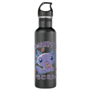 Aardbei Milk Japan Anime Axolotl Gift Waterfles