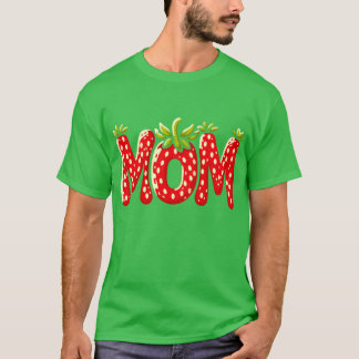 Aardbei Moeder van Verjaardag Meisje Moederdag fam T-shirt