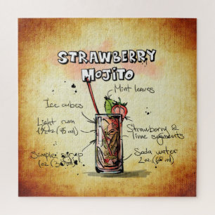 aardbei Mojito 01 Legpuzzel
